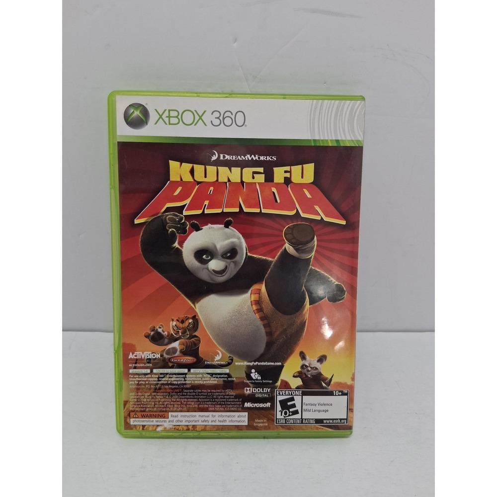 Xbox 360 Kung Fu Panda & LEGO Indiana Jones The Original Adventures Bundle